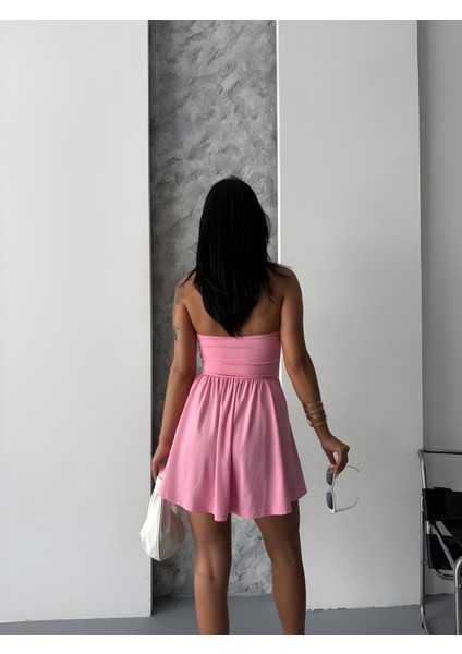 Boyundan Askılı Balon Etekli Sandy Elbise fırsatları