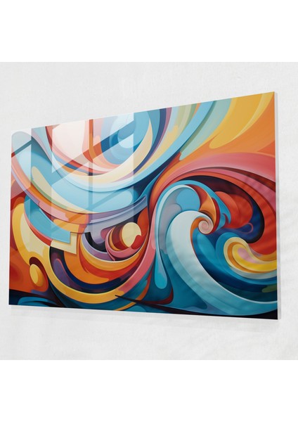 Formula 1 Cam Tablo - Yoğun Enerji ve Modern Sanat