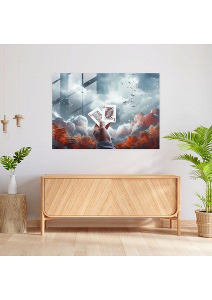 Sürrealist Cam Tablo - Ev Dekorasyonu Cam Sanatı modelleri