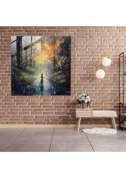 Büyülü Peri Cam Tablo - Parıltı Modern Sanat Cam Sanatı fiyatları