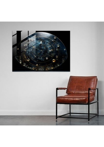 Göksel Burç Cam Duvar Sanatı - Burç Modern Sanat Severler Sürrealist Cam Sanat Ev Dekorasyonu fiyatları