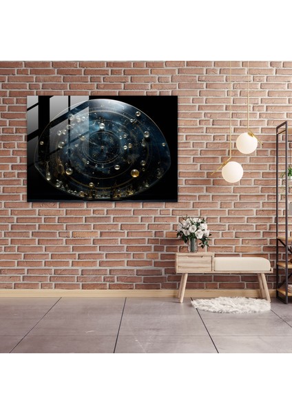 Göksel Burç Cam Duvar Sanatı - Burç Modern Sanat Severler Sürrealist Cam Sanat Ev Dekorasyonu modelleri