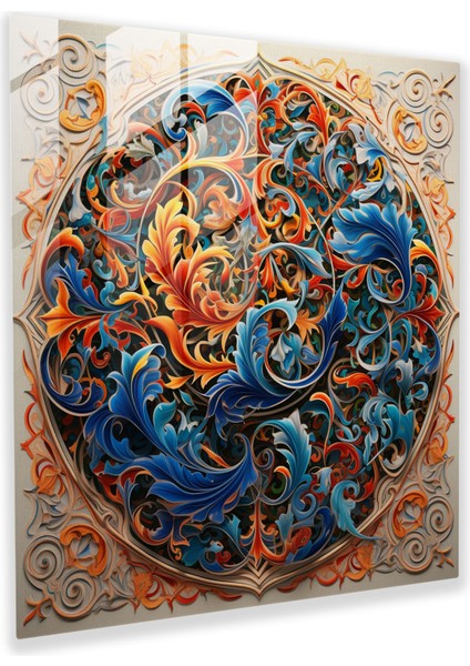 Kutsal Kur'an Cam Tablosu - Modern Sanat Cam Duvar Sanatı