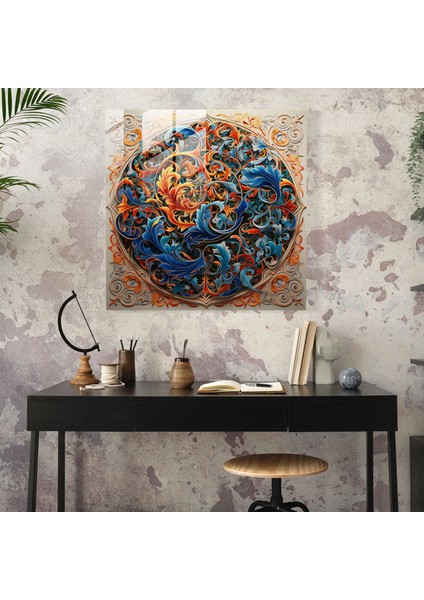 Kutsal Kur'an Cam Tablosu - Modern Sanat Cam Duvar Sanatı fiyatları