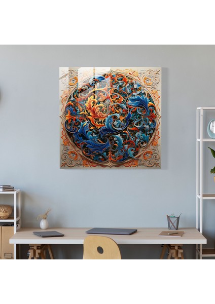 Kutsal Kur'an Cam Tablosu - Modern Sanat Cam Duvar Sanatı modelleri