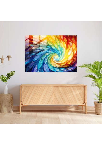 Hipnoz Cam Tablo - Duvar Dekorasyonu Büyü Enerji Dalgaları fiyatları