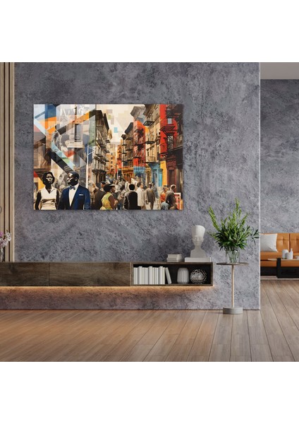 Harlem Cam Sanatı - Modern Kültürel Kolaj - Harlem Görsel Çeşitlilik Modern Kolaj fiyatları