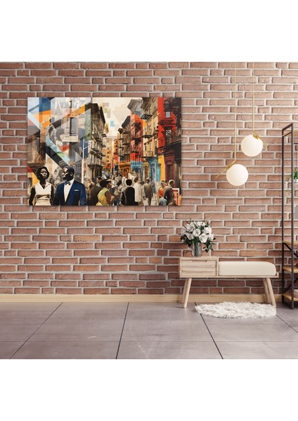 Harlem Cam Sanatı - Modern Kültürel Kolaj - Harlem Görsel Çeşitlilik Modern Kolaj modelleri