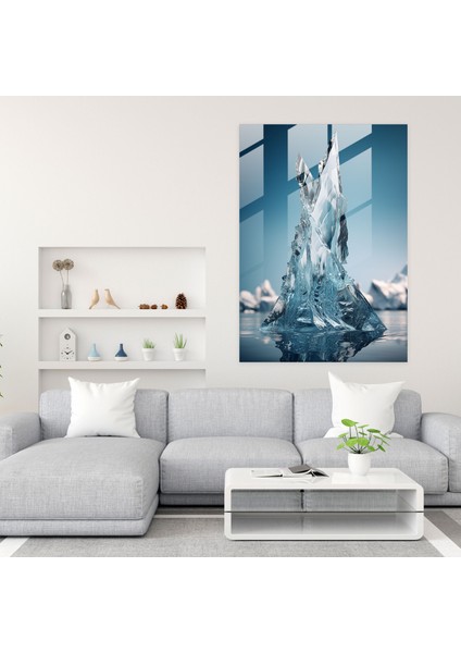 Buzdağı Cam Tablo - Şıklık ve Doğanın Ev Dekorasyonu fiyatları