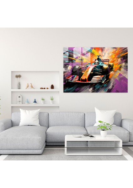 Formula 1 Cam Tablo - Enerji ve Modern Sanat Duvar Dekorasyonu modelleri