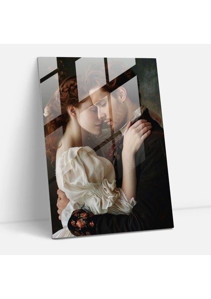 Johannes Vermeer Ev Dekorasyonu - Johannes Vermeer Cam Sanatı Modern Sanat Cam Tablo