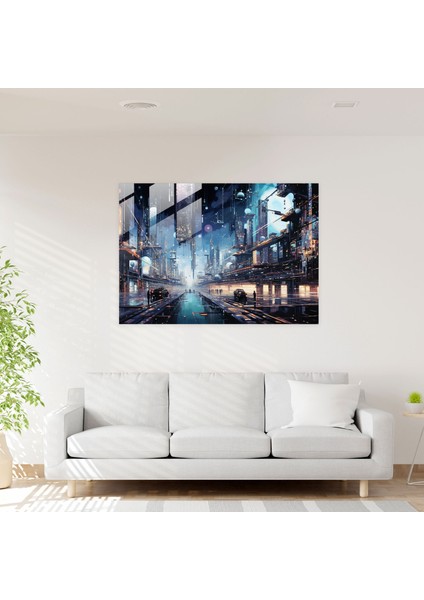 Modern Sanat Esojerizm - Illuminati Cam Tablo Duvar Dekorasyonu modelleri