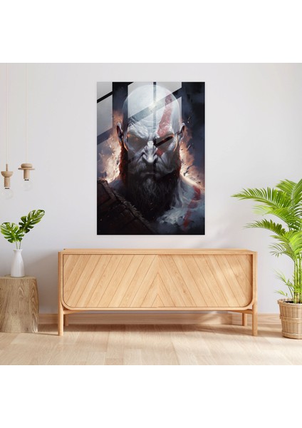 God Of War Modern Sanat Kanvas Tablo - God Of War Cam Tablo Modern Sanat fiyatları