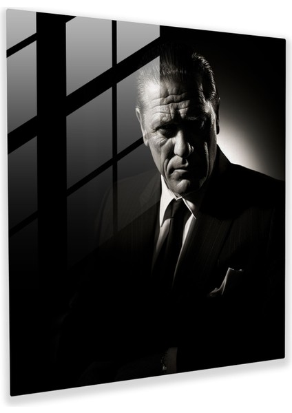 Goodfellas Klasik Cam Tablo - Goodfellas Mafya Cam Tablo