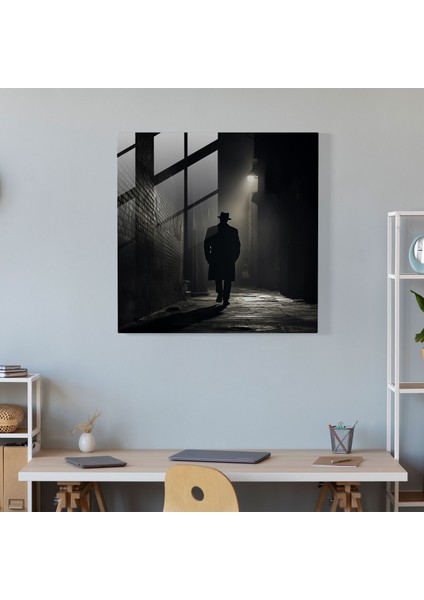 Baba Silueti Cam Tablo - Baba Cam Sanat Siluet modelleri