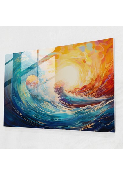 Hipnoz Cam Tablo Sanatı - Ritmik Hayal - Ev Dekorasyonu Büyüleyici Güç Ritmik Hayal