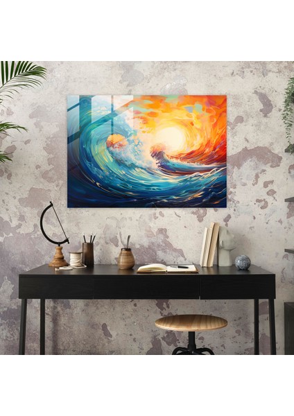 Hipnoz Cam Tablo Sanatı - Ritmik Hayal - Ev Dekorasyonu Büyüleyici Güç Ritmik Hayal modelleri