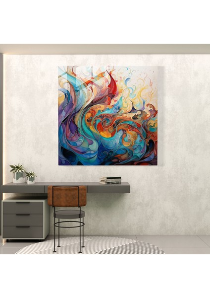 Kutsal Kur'an Cam Tablo - Soyut Suluboya - Kutsal Kur'an Cam Sanatı Modern Sanat Cam Duvar Sanatı fiyatları