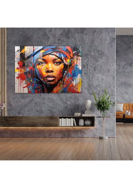 Harlem Modern Sanat - Renkli Kentiçi Vibe ile Harlem Graffiti Sanatı Kanvas Tablo fiyatları