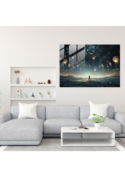 Astroloji Cam Tablosu: Rüya Gibi Astroloji – Modern Sanat Rüya Gibi Manzara Cam Tablo fiyatları