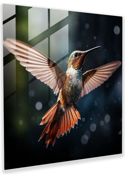 Kumkuat Fotoğraf Cam Tablo - Kumkuat Cam Duvar Sanatı Ev Dekorasyonu Donmuş Kanatlar