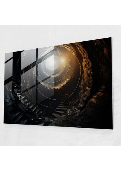 Hipnoz Cam Tablo Sanatı - Hipnoz Duvar Dekorasyonu Karanlık