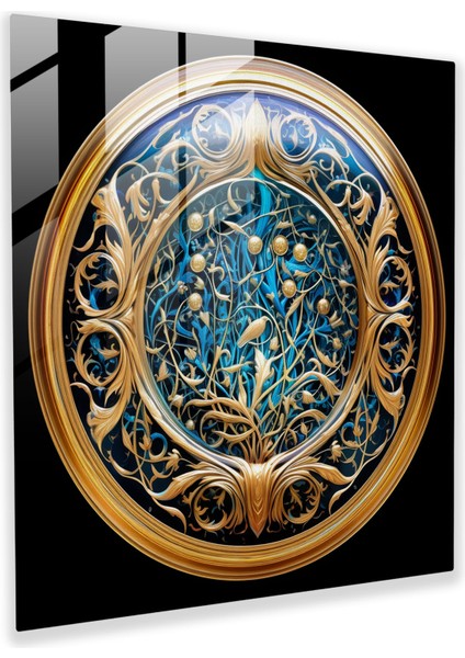 Kutsal Kur'an Cam Tablo - Hat Sanatı - Kutsal Kur'an Hat Sanatı Cam Tablo Cam Sanatı