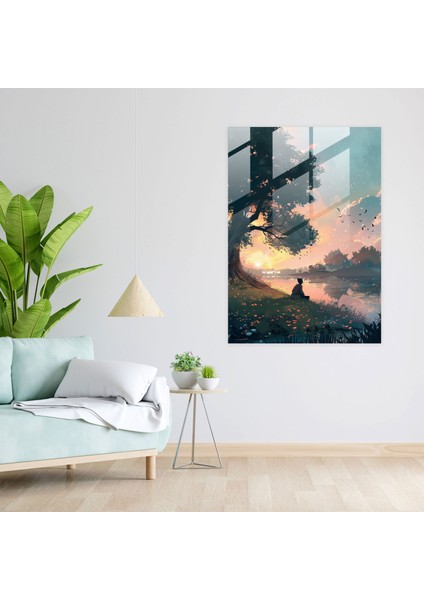 Johannes Vermeer Cam Tablo Sanatı - Ev Dekorasyonu ve Sanatı fiyatları