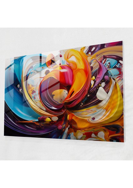 Hipnoz Cam Tablo - Hipnoz Cam Sanatı Soyut Sanat
