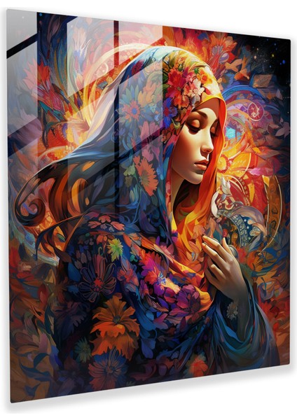 Kutsal Kuran Cam Duvar Sanatı - Modern Sanat Duvar Dekorasyonu