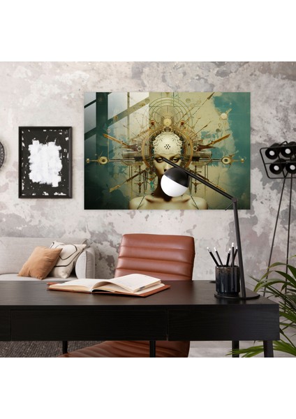 Duvar Dekorasyonu - Illuminati Gizemcilik Mistik Semboller Cam Tablo fiyatları