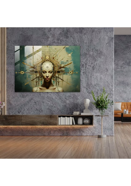 Duvar Dekorasyonu - Illuminati Gizemcilik Mistik Semboller Cam Tablo modelleri