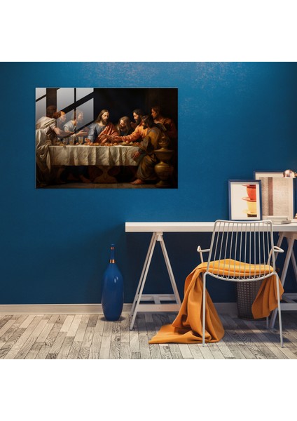 Isa'nın Son Akşam Yemeği Rönesans Cam Sanatı - Isa'nın Son Akşam Yemeği Incelikli Detaylar Modern Sanat fiyatları