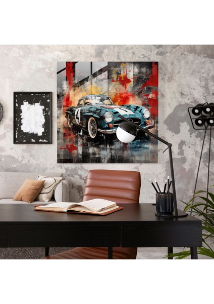 Mercedes Karışık Medya Cam Tablo - Mercedes Cam Tablo Cam Sanatı Ev Dekorasyonu fiyatları