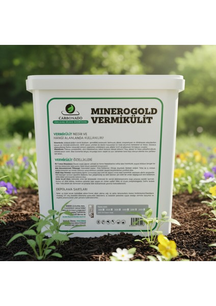 Minerogold Vermikülit 12L | Yüksek Hacimli Organik Su Tutucu | Tarım ve Bahçe Için fiyatları