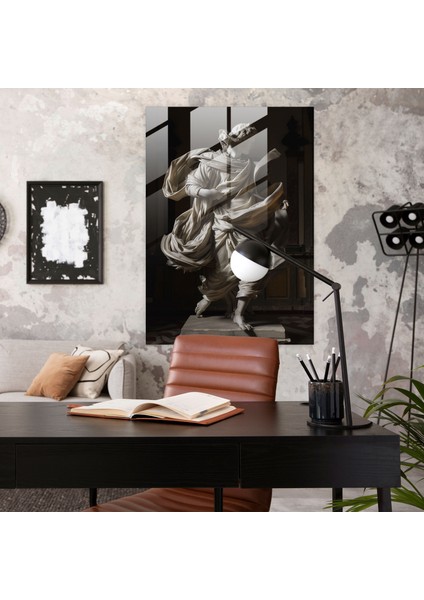 Zarif Mannerizm Cam Tablo - Mannerizm Ev Dekorasyonu Duvar Dekorasyonu Cam Sanatı fiyatları