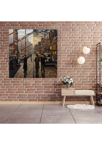 Büyüleyici Desenli Cam Tablo - Ev Dekorasyonu ve Duvar Süslemesi Için Cam Duvar Sanatı - Noktacı Cam Mozaik modelleri