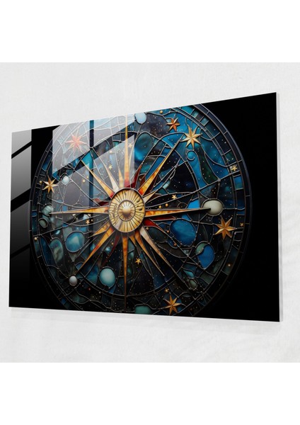 Mitoloji Cam Tablo: Orion'un Yıldızlı Takımyıldızı - Mitoloji Takımyıldız Cam Sanatı