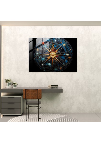 Mitoloji Cam Tablo: Orion'un Yıldızlı Takımyıldızı - Mitoloji Takımyıldız Cam Sanatı fiyatları