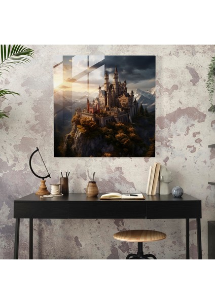 Muhteşem Cam Tablo - Asil Kale Hisarı fiyatları
