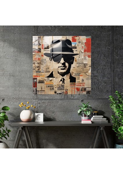 Süreal Hikayeler - Mafya Temalı Cam Tablo Sanatı fiyatları