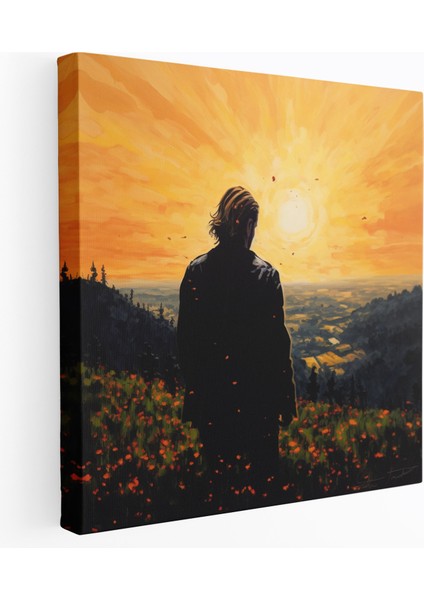 Kurt Cobain Cam Tablo - Modern Sanat Cam Sanatı