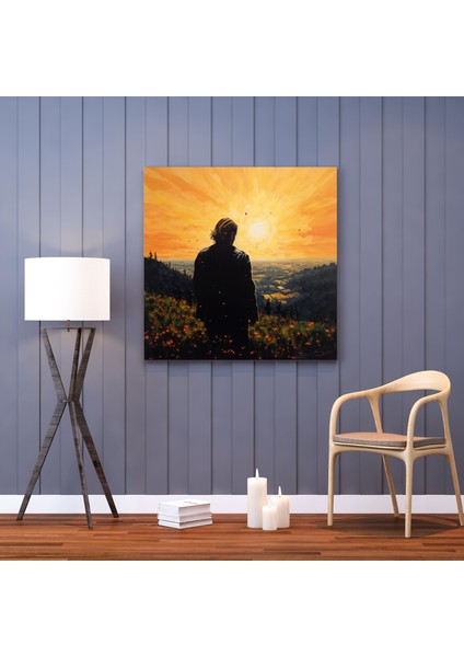 Kurt Cobain Cam Tablo - Modern Sanat Cam Sanatı modelleri