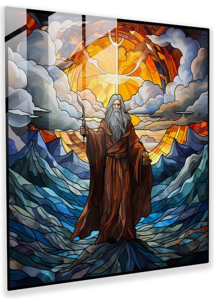 Gandalf Vitray Sanatı - Orta Dünya Cam Sanatı Atmosfer Büyülenecek Ortam