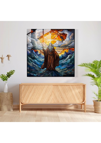 Gandalf Vitray Sanatı - Orta Dünya Cam Sanatı Atmosfer Büyülenecek Ortam modelleri