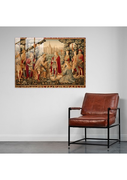 Ortaçağ Evi Dekorasyonu - Modern Sanat Kanvas Tablosu fiyatları