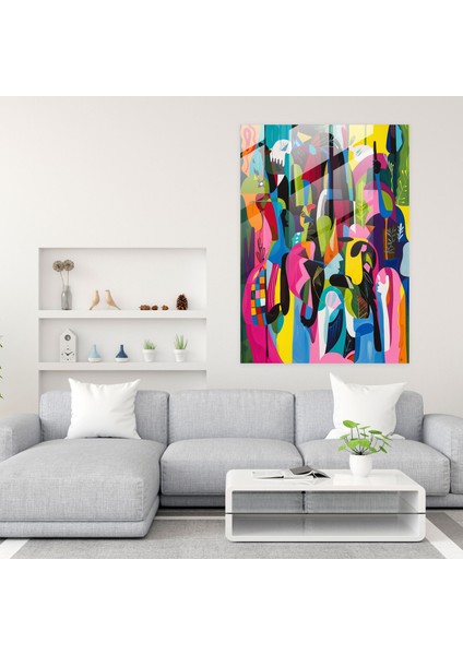 Mannerizm Özü Cam Duvar Sanatı - Mannerizm Duvar Dekorasyonu Cam Duvar Sanatı Modern Sanat modelleri