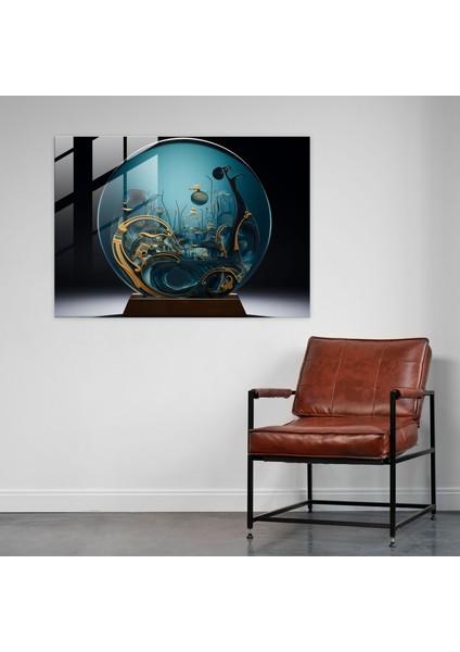 Kuzey Mitolojisi Cam Tablosu - Mitoloji Cam Tablo Ev Dekorasyonu Cam Sanatı modelleri