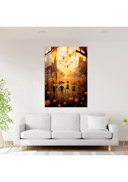 Los Muertos Duvar Dekorasyonu - Ev Dekorasyonu Oyunbaz Masalsı Illüstrasyon modelleri