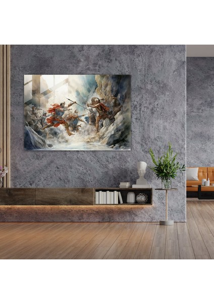 Tanrılar ve Titanlar Cam Tablosu - Mitoloji Yunan Tanrıları Gerçekçi Resim fiyatları